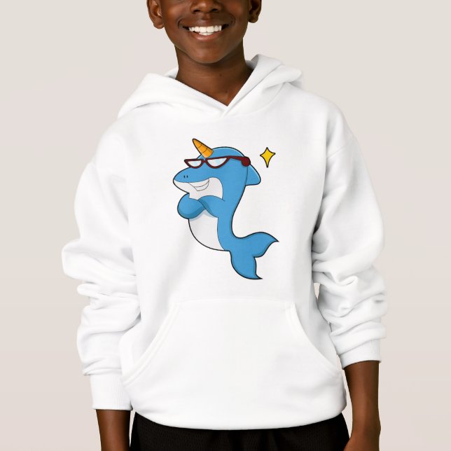 Delfiner som enhörning med glasögon.PNG T Shirt (Framsida)