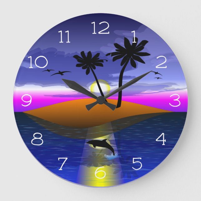 Delfiner Stor Klocka (Framsida)