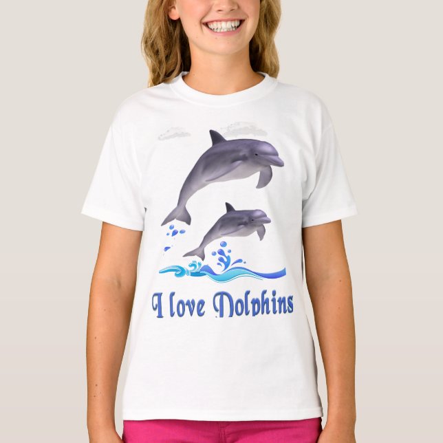 Delfiner T Shirt (Framsida)