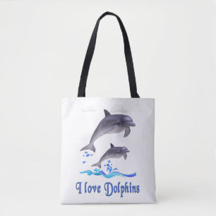 Delfiner Tygkasse