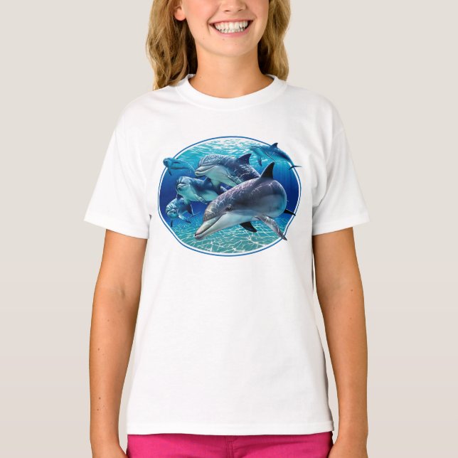 DELFINER VID EKLEKTIX T SHIRT (Framsida)