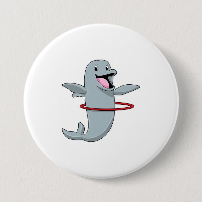 Delfiner vid Endurance-träning med Fitness däck.p Knapp (Framsida)