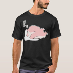 Delfiner vid sömn på påfyllning t shirt
