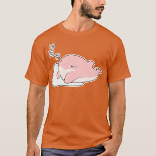 Delfiner vid sömn på påfyllning t shirt