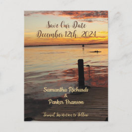 Delfiner vid Sunset Spara vårt datumkort Vykort