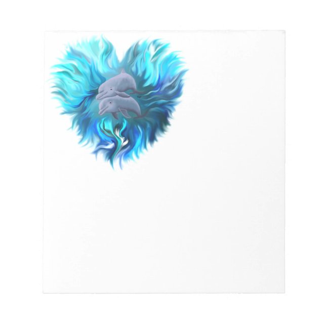 Delfinernas par anteckningsblock (Framsida)