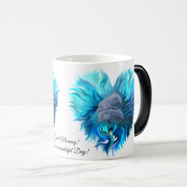 Delfinernas par magisk mugg (Framsida höger)