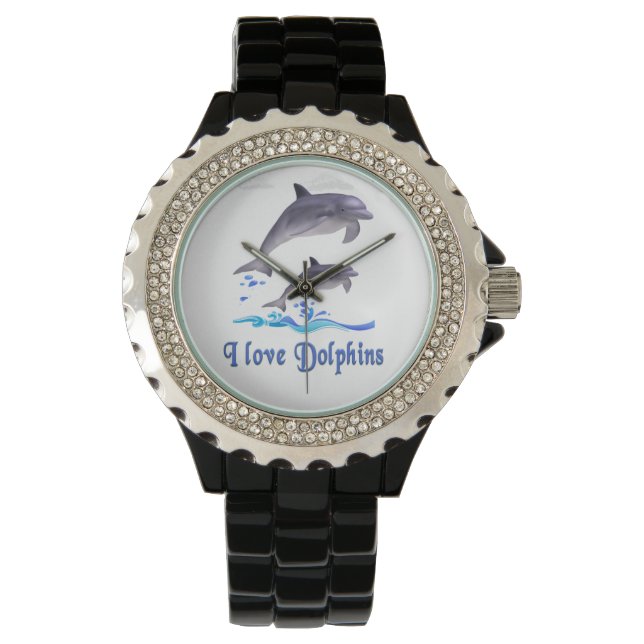 Delfiners kärlek armbandsur (Framsida)