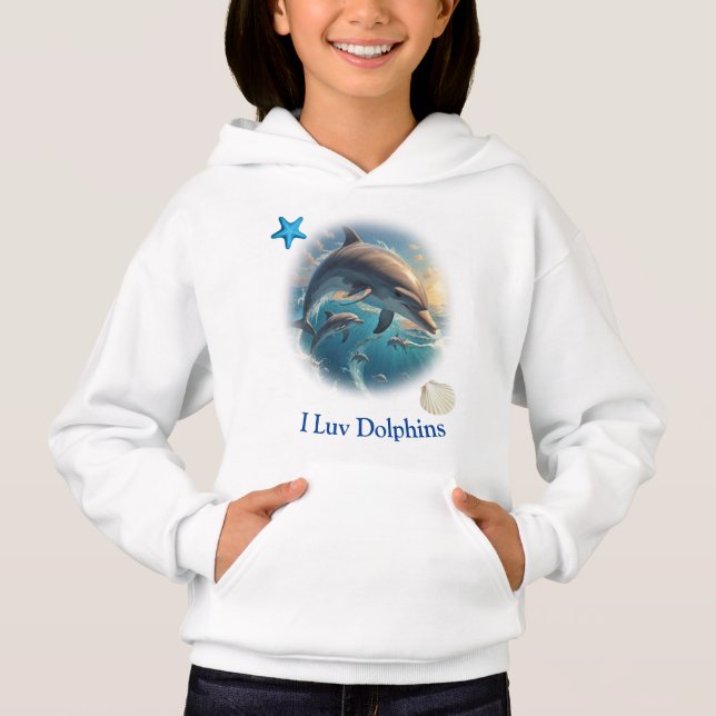 Delfiners kärlek t shirt (Framsida)