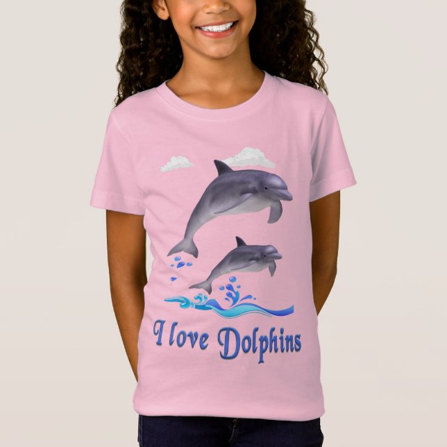 Delfiners kärlek t shirt (Framsida)