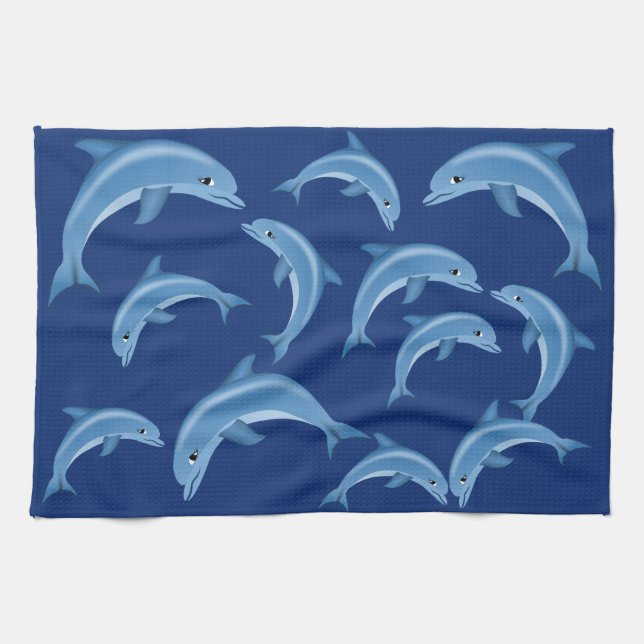Delfiners kökshanddukar (Horisontell)