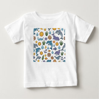 delfiners mönster t shirt