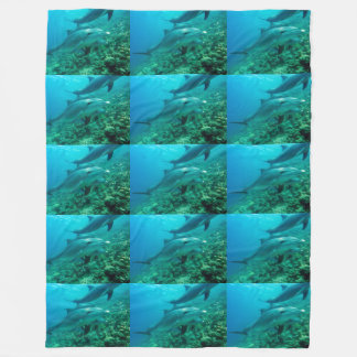 delfinfisk marin ocean under vatten simma fleecefilt