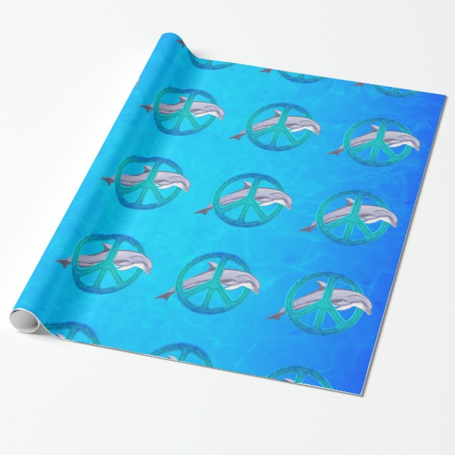 Delfinfred Presentpapper (Utrullad)