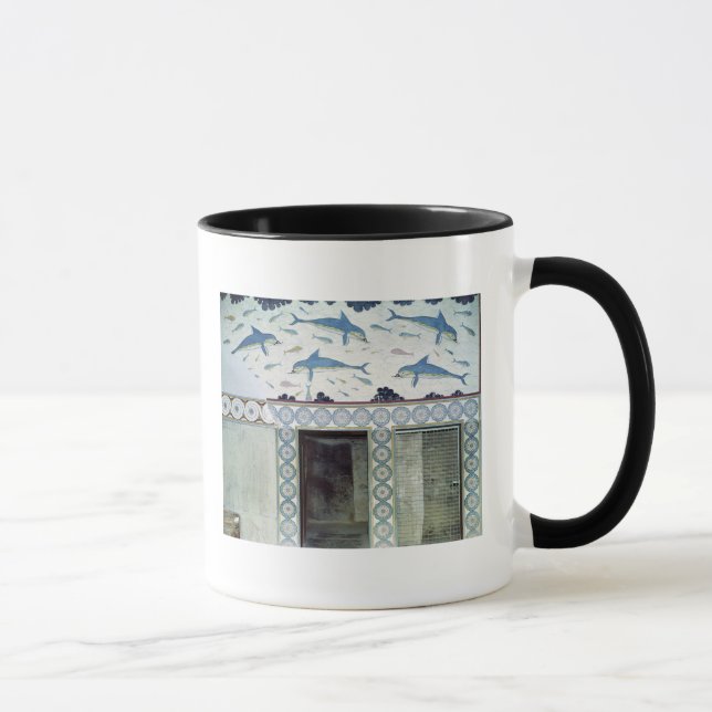 Delfinfrescoesna i drottning badrum mugg (Höger)