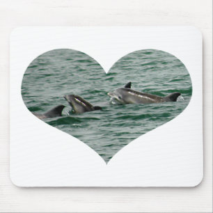 Delfinhjärta Mousepad Musmatta
