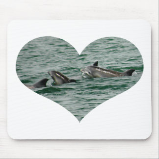 Delfinhjärta Mousepad Musmatta