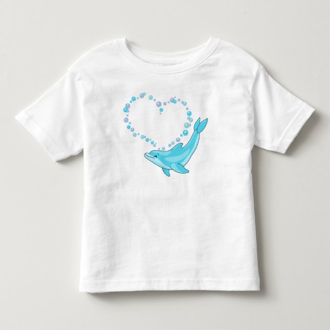 Delfinhjärta T-shirt (Framsida)