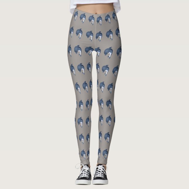 Delfinlegeringar Leggings (Framsida)