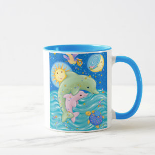 Delfinlek Mugg