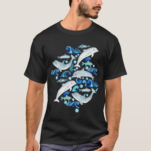 Delfinlek T Shirt (Framsida)