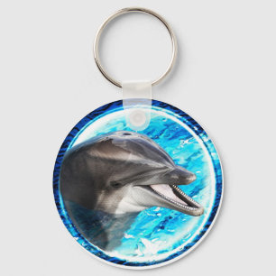Delfinmagnet Nyckelring