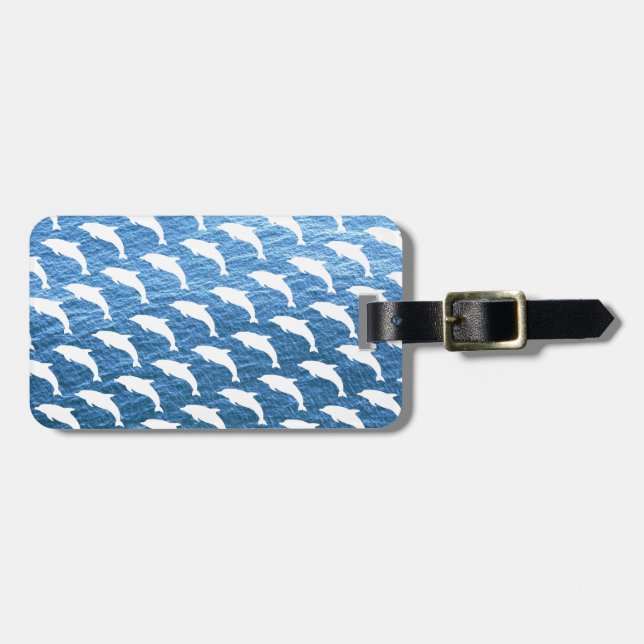 Delfinmönster Bagagebricka (Horisontell Framsida)