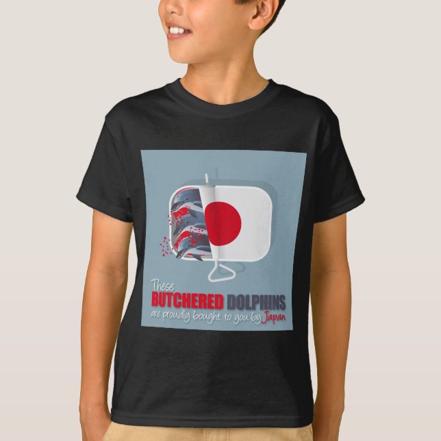 Delfinmord T-shirt (Framsida)