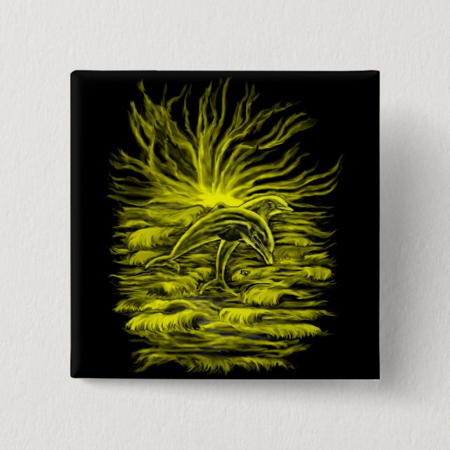 Delfinpaar Knapp (Framsida)