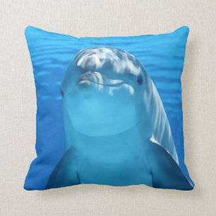 Delfinporträtt Kudde