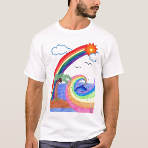 DelfinregnbågeT-tröja T Shirt