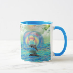 Delfinresning Mugg