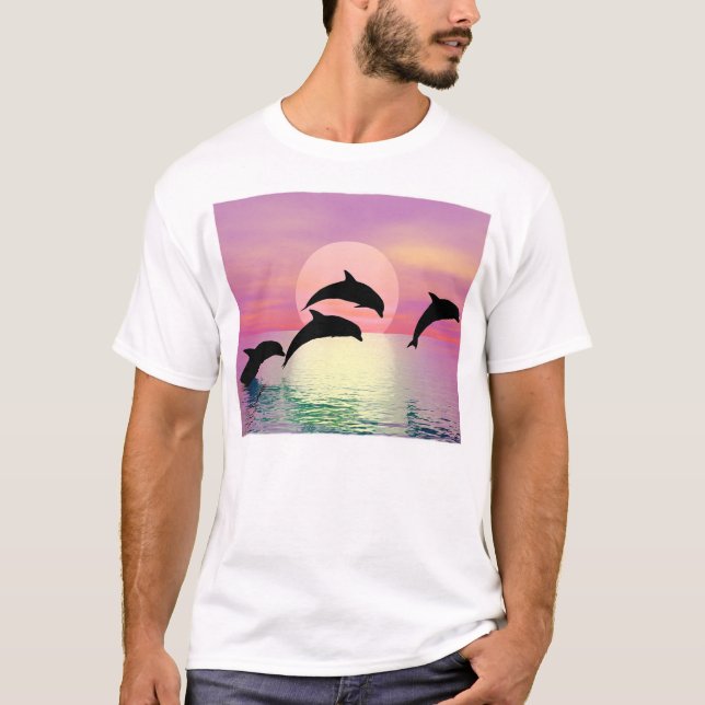 DelfinSilhouette T Shirt (Framsida)