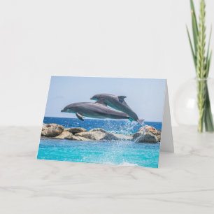 Delfinvalentinkortet Helgkort