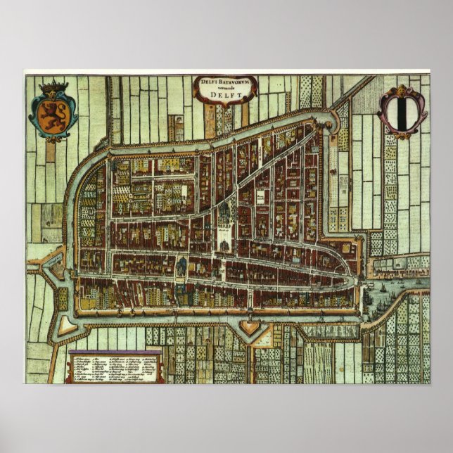 Delft - 1652 poster (Framsidan)