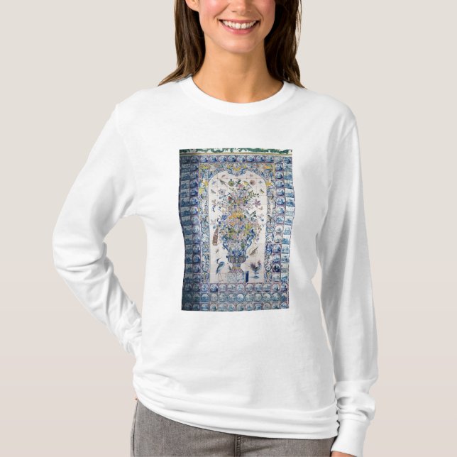 Delft belägger med tegel panelen från badrummen tee shirt (Framsida)