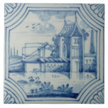 Delft belägger med tegel visning en drawbridge kakelplatta<br><div class="desc">Avbilda: 56463 Delft belägger med tegel visning en drawbridge över en kanal, det 19th århundradet. Holländare skolar, (det 19th århundradet). Privat samling, den Stapleton samlingen. Konst konst.</div>