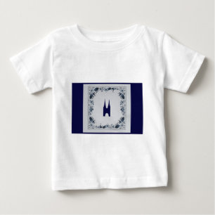 Delft blå Östra Grind i Delft Tee Shirt