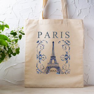 Delft Blå Paris Eiffeltornet Tygkasse