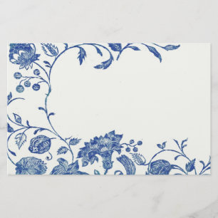 Delft blåttbrevpapper brevpapper
