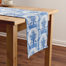 Delft Blue Birds blommigt Fransk Land Toile