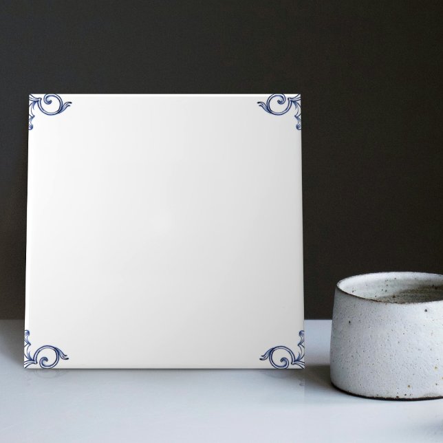 Delft Blue Dutch Matching Mix Match Tom Tom Kakelplatta (Skapare uppladdad)