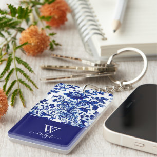 Delft blue elegant Modern Blommigt stil