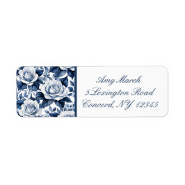 Delft Blue Ro Returetiketters Returadress Etikett