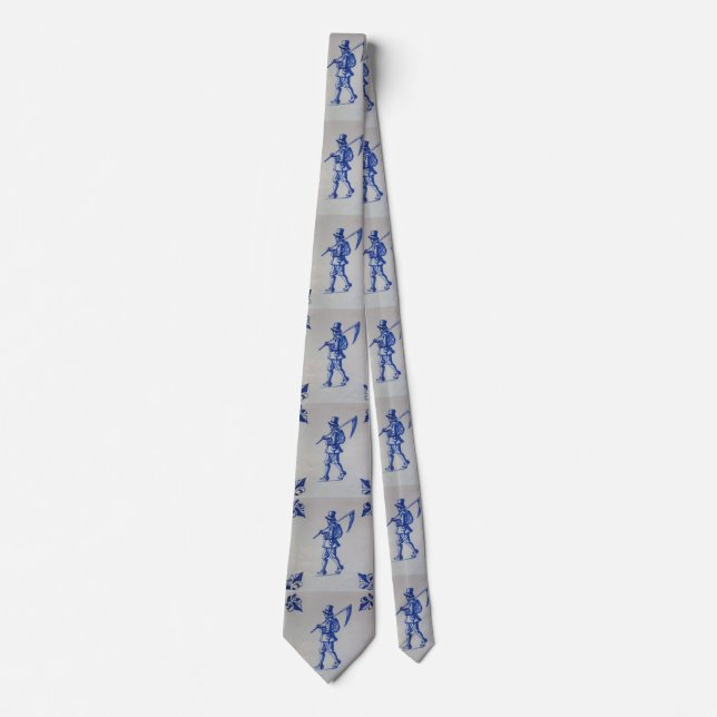 Delft Blue Tile - Mallnamnsruta Slips (Framsida)