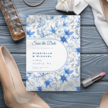 Delft Blue White Chinoiserie Blommönster Spara