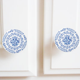 Delft Blue White Dutch Inspired Knopp