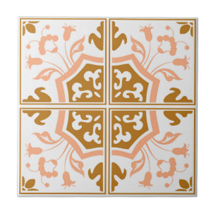 Delft brun dekorativ keramik Tile Kakelplatta