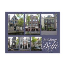 Delft Byggnad Collage