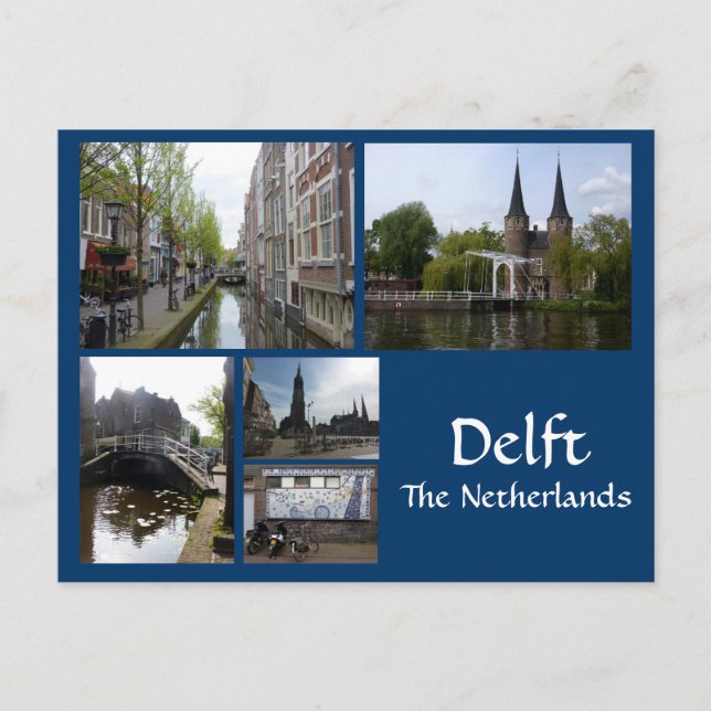 Delft Collage Vykort (Framsida)